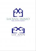 Logo design # 700069 for Lix'Ann immo : real estate agency online within Bordeaux contest
