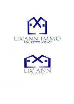 Logo design # 700069 for Lix'Ann immo : real estate agency online within Bordeaux contest