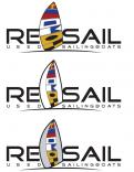 Logo design # 586727 for Logo for RESAIL. A company active in 2e hand sailingboats in Europe. contest