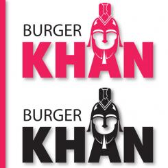 Logo design # 475446 for Design a masculine logo for a burger joint called Burger Khan contest