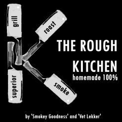 Logo # 381893 voor Logo stoer streetfood concept: The Rough Kitchen wedstrijd