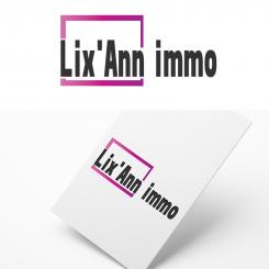 Logo design # 694945 for Lix'Ann immo : real estate agency online within Bordeaux contest