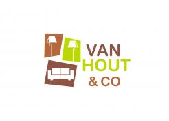 Logo # 588676 voor Logo voor meubelmaker: Van Hout & Co wedstrijd