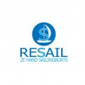 Logo design # 586689 for Logo for RESAIL. A company active in 2e hand sailingboats in Europe. contest