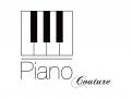 Logo # 155324 voor Piano Couture Logo + header + geschikt font en kleuropmaak / background voor homepage. wedstrijd