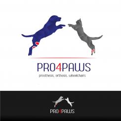 Logo design # 641360 for Logo and name for a company that makes orthopedics supports for pets/animals contest
