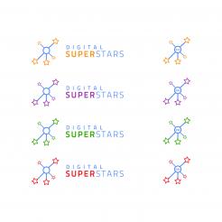 Logo design # 753132 for Design a fresh, modern and fun digital superstars logo for a tech startup company contest
