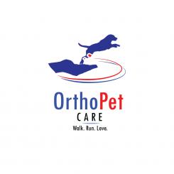 Logo design # 639902 for Logo and name for a company that makes orthopedics supports for pets/animals contest