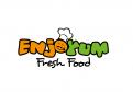 Logo # 342259 voor Logo Enjoyum. A fun, innovate and tasty food company. wedstrijd
