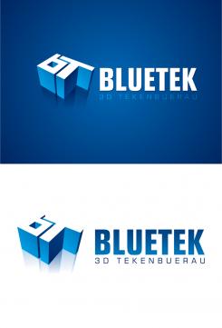 Logo # 363830 voor Logo 3D tekenbureau Bluetek wedstrijd