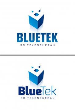 Logo # 363931 voor Logo 3D tekenbureau Bluetek wedstrijd