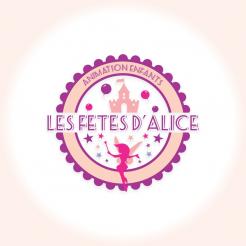 Logo design # 611288 for LES FETES D'ALICE - kids animation :-) contest