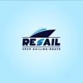 Logo design # 586176 for Logo for RESAIL. A company active in 2e hand sailingboats in Europe. contest