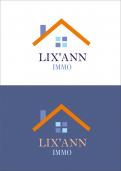 Logo design # 695964 for Lix'Ann immo : real estate agency online within Bordeaux contest