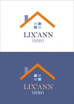 Logo design # 695964 for Lix'Ann immo : real estate agency online within Bordeaux contest