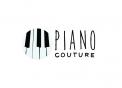 Logo # 155611 voor Piano Couture Logo + header + geschikt font en kleuropmaak / background voor homepage. wedstrijd