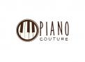 Logo # 156725 voor Piano Couture Logo + header + geschikt font en kleuropmaak / background voor homepage. wedstrijd
