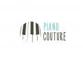 Logo design # 155553 for Piano Couture Logo + header + suitable font en color-lay-out / background for homepage. contest
