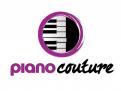 Logo design # 155150 for Piano Couture Logo + header + suitable font en color-lay-out / background for homepage. contest