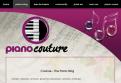 Logo design # 155151 for Piano Couture Logo + header + suitable font en color-lay-out / background for homepage. contest