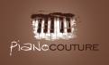 Logo # 156864 voor Piano Couture Logo + header + geschikt font en kleuropmaak / background voor homepage. wedstrijd