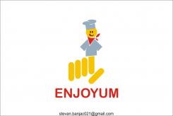 Logo # 342095 voor Logo Enjoyum. A fun, innovate and tasty food company. wedstrijd