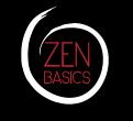 Logo design # 432327 for Zen Basics is my clothing line. It has different shades of black and white including white, cream, grey, charcoal and black. I use red for the logo and put the words in an enso (a circle made with a b contest