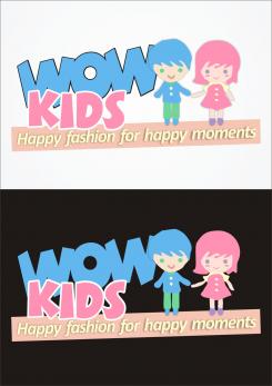 Logo design # 387372 for Design a logo for our new name: WOW kids - a online shop with magical and radiant clothes for happy kids contest