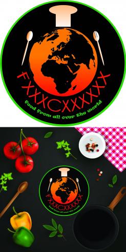 Logo design # 631948 for Create a fresh looking logo for a restaurant with food from all over the world contest