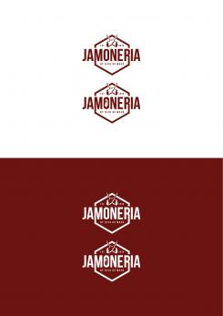 Logo # 1015694 voor Logo voor unieke Jamoneria  spaanse hamwinkel ! wedstrijd