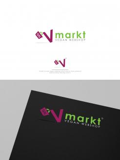 Logo design # 686578 for Logo for vegan webshop: Vmarkt contest
