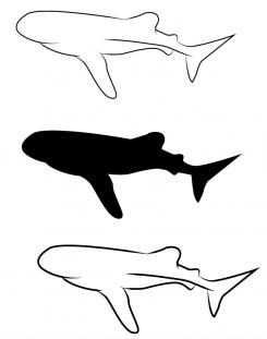 Logo design # 602952 for silhouette drawing of a whale shark contest