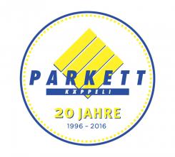 Logo  # 576769 für Jubiläumslogo, 20 Jahre (1996 - 2016), PARKETT KÄPPELI GmbH, Parkett- und Bodenbeläge Wettbewerb