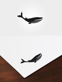 Logo design # 604052 for silhouette drawing of a whale shark contest