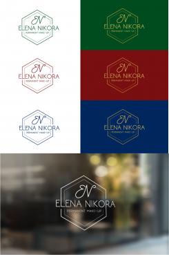 Logo # 1038232 voor Create a new aesthetic logo for Elena Nikora  micro pigmentation specialist wedstrijd