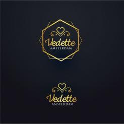 Logo # 924579 voor Ontwerp een stijlvol en luxe logo voor kledingmerk Vedette Amsterdam wedstrijd