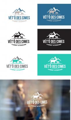 Logo design # 1109090 for Logo for a veterinary practice specialized in large animals in the french Alps contest