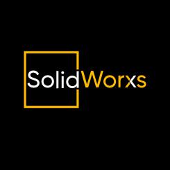 Logo design # 1247081 for Logo for SolidWorxs  brand of masts for excavators and bulldozers  contest