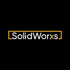 Logo design # 1247087 for Logo for SolidWorxs  brand of masts for excavators and bulldozers  contest