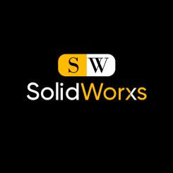 Logo design # 1247102 for Logo for SolidWorxs  brand of masts for excavators and bulldozers  contest