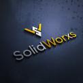 Logo design # 1247122 for Logo for SolidWorxs  brand of masts for excavators and bulldozers  contest
