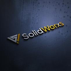 Logo design # 1247129 for Logo for SolidWorxs  brand of masts for excavators and bulldozers  contest