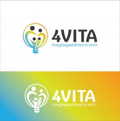 Logo # 1212888 voor 4Vita begeleidt hoogbegaafde kinderen  hun ouders en scholen wedstrijd