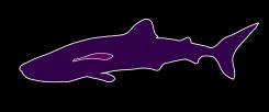 Logo design # 602191 for silhouette drawing of a whale shark contest