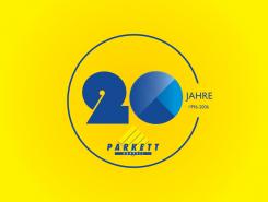 Logo  # 575034 für Jubiläumslogo, 20 Jahre (1996 - 2016), PARKETT KÄPPELI GmbH, Parkett- und Bodenbeläge Wettbewerb