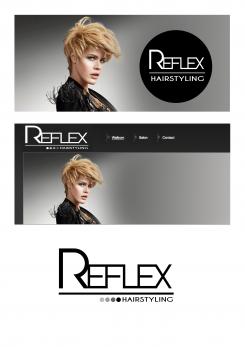 Logo design # 249808 for Sleek, trendy and fresh logo for Reflex Hairstyling contest
