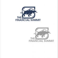 Logo design # 1059995 for The Financial Summit   logo with Summit and Bull contest