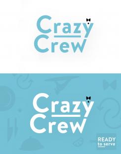 Logo # 977078 voor Logo voor horeca uitzendbureau genaamd  Crazy Crew  wedstrijd