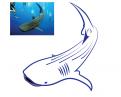 Logo design # 602134 for silhouette drawing of a whale shark contest