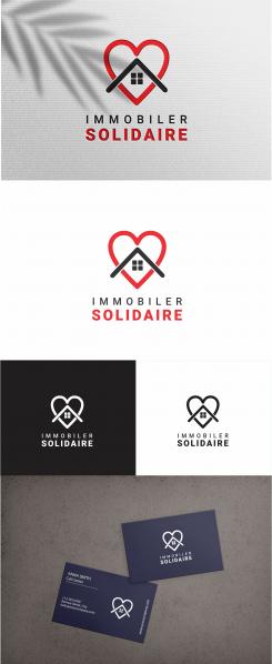 Logo design # 1170122 for Logo for  Immobilier Solidaire    The real estate agency that supports those who need it contest